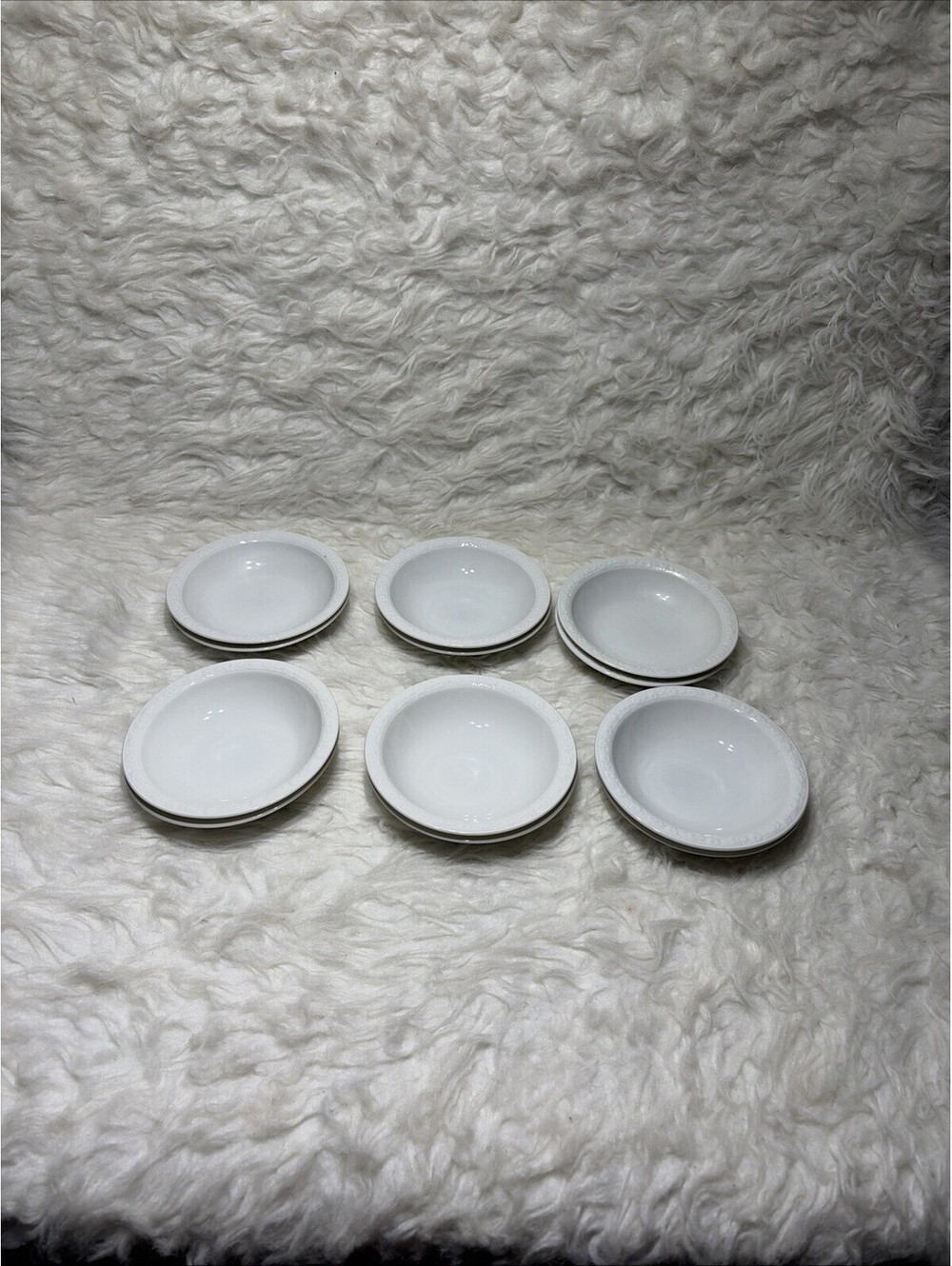 12 Rosenthal Germany White Rimmed 5 1/4” Fruit Dessert Sauce Bowls